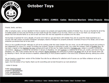 Tablet Screenshot of octobertoys.com